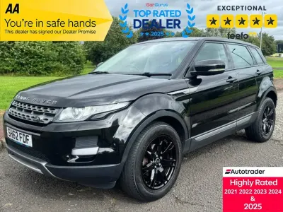 Used Land Rover Range Rover evoque Pure 190 HP (139 kW) 2012 Black SUV