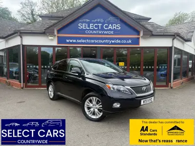 Used Lexus RX450h 299 HP (219 kW) 2011 Black SUV