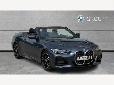 Used BMW 420 M Sport 180 HP (132 kW) 2023 Blue Cabriolet