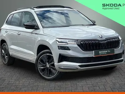 Used Skoda Karoq SportLine 110 HP (80 kW) 2022 Meteor grey SUV