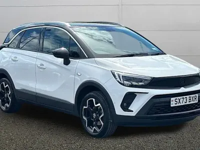 Used Vauxhall Crossland Ultimate 131 HP (96 kW) 2023 White SUV
