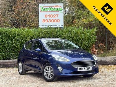 Blue Used 2017 Ford Fiesta Zetec Hatchback | £7,999 (Fair price)