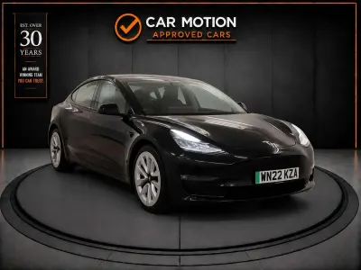 Used Tesla Model 3 Long Range AWD 77 kW (106 HP) 2022 Black Sedan