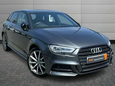 Used Audi A3 Black Edition 113 HP (83 kW) 2019 Grey Sedan