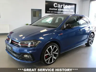 Used VW Polo GTI 200 HP (147 kW) 2020 Blue Hatchback