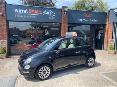 Used Fiat 500 Lounge 69 HP (50 kW) 2018 Black Hatchback