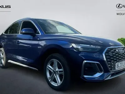 Used Audi Q5 Sportback S-Line 204 HP (150 kW) 2022 Blue SUV