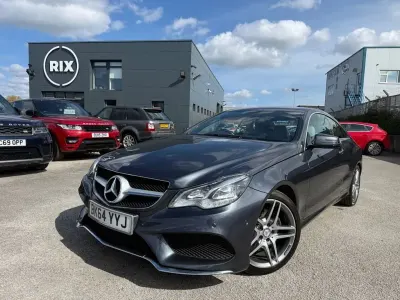Begagnad Mercedes E250 AMG line 204 HK (150 kW) 2015 Grå Sportkupé