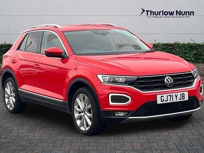 Used VW T-Roc SEL 150 HP (110 kW) 2021 Red SUV