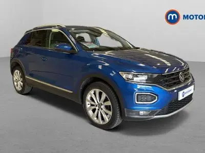 Used VW T-Roc SEL 150 HP (110 kW) 2021 Blue SUV