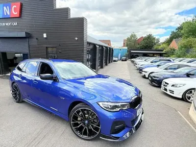 Used BMW 330e M Sport 292 HP (214 kW) 2022 Blue Estate