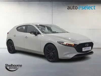 Used Mazda 3 Homura-Line 140 HP (102 kW) 2025 White Hatchback