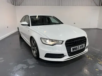 Used Audi A6 Black Edition 177 HP (130 kW) 2013 White Sedan