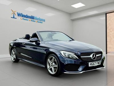 Blue Used 2018 Mercedes C220 AMG line Cabriolet | £14,950 (Fair price)
