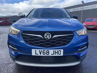 Used Vauxhall Grandland X Sport 128 HP (94 kW) 2019 Blue SUV