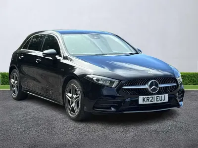 Usado Mercedes A250 AMG line 218 HP (160 kW) 2021 Preto Citadino