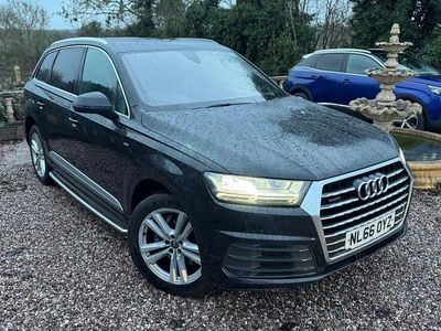 Used Audi Q7 S-Line 218 HP (160 kW) 2016 Black SUV