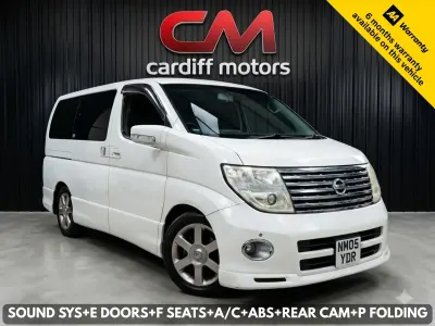 Used Nissan Elgrand 2005 White MPV