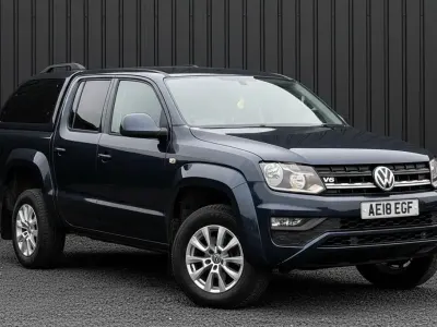 Begagnad VW Amarok Trendline 2018 Blå Pickup