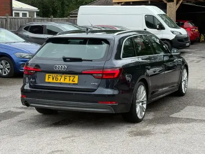 Used Audi A4 S-Line 150 HP (110 kW) 2017 Blue Estate