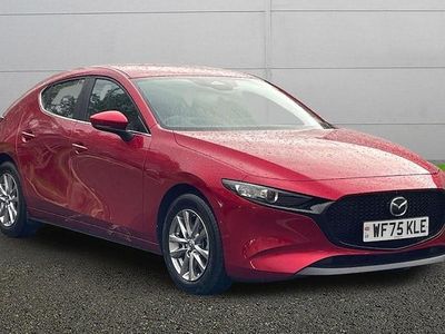Red Used 2025 Mazda 3 Prime-Line Hatchback | £19,999 (A bit pricey)