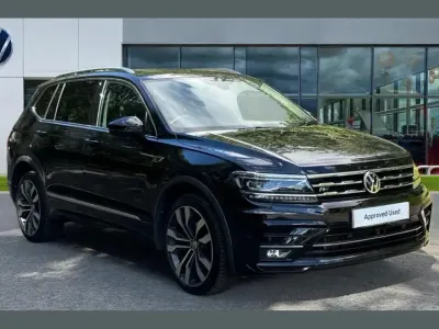 Used VW Tiguan Allspace R-line 150 HP (110 kW) 2021 Black SUV