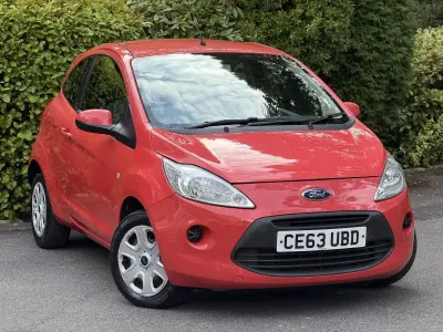 Used Ford Ka 69 HP (50 kW) 2013 Red Hatchback