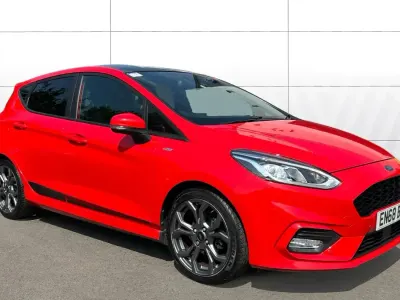 Used Ford Fiesta ST-Line X 125 HP (91 kW) 2018 Red Hatchback