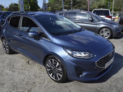 Begagnad Ford Fiesta Titanium X 2023 Blå Halvkombi