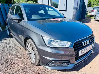 Used Audi A1 S-Line 116 HP (85 kW) 2017 Grey Hatchback