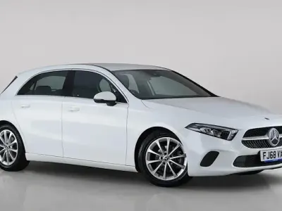 Used Mercedes A180 136 HP (100 kW) 2018 White Hatchback