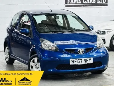 Used Toyota Aygo 2007 Blue Hatchback