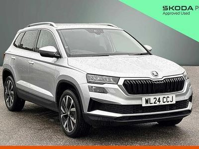 Used Skoda Karoq SE L 147 HP (108 kW) 2024 Brilliant silver metallic SUV