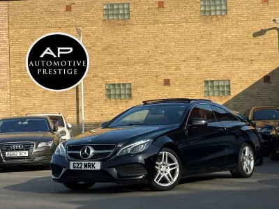 Käytetty Mercedes E200 AMG line 2015 Musta Coupe - kaksiovinen