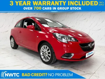 Used Vauxhall Corsa 75 HP (55 kW) 2018 Red Hatchback