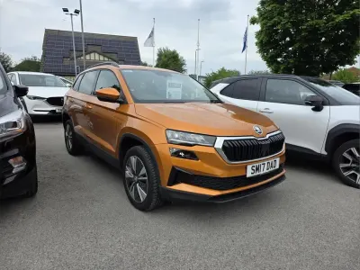 Used Skoda Karoq SE Drive 150 HP (110 kW) 2023 Orange SUV