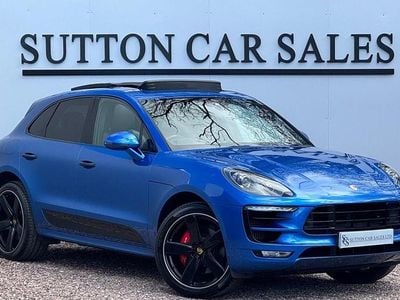 Used Porsche Macan Turbo 2018 Blue SUV