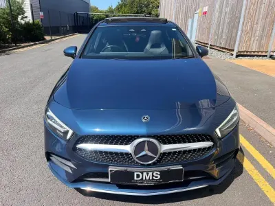 Used Mercedes A180 AMG line 2019 Blue Hatchback