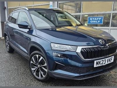 Used Skoda Karoq SE L 147 HP (108 kW) 2023 Petrol blue metallic SUV