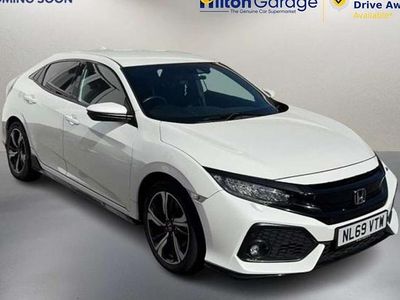 Begagnad Honda Civic Sport 182 HK (133 kW) 2019 Vit Halvkombi