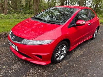 Begagnad Honda Civic Type S 98 HK (72 kW) 2011 Röd Halvkombi