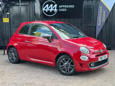 Used Fiat 500S S 2017 Red Hatchback