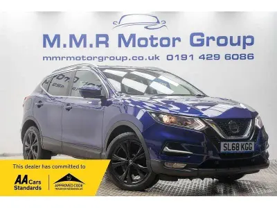 Begagnad Nissan Qashqai N-Connecta 2018 Blå SUV