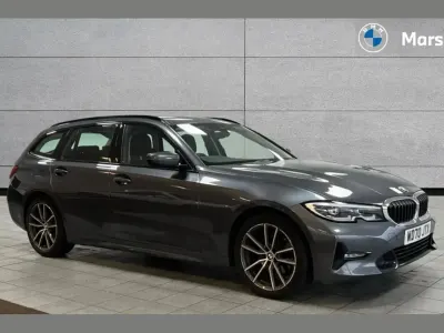 Used BMW 320 Sport Line 184 HP (135 kW) 2021 Mineral grey metallic Estate