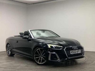 Used Audi A5 Cabriolet S-Line 204 HP (150 kW) 2022 Black Cabriolet