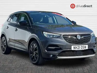 Used Vauxhall Grandland X SRi 130 HP (95 kW) 2021 Grey SUV