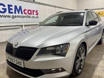Used Skoda Superb SportLine 190 HP (139 kW) 2017 Silver Estate