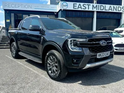 Used Ford Ranger Wildtrack 205 HP (150 kW) 2023 Black Pickup