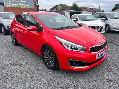Used Kia Ceed 136 HP (100 kW) 2017 Red Hatchback