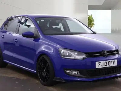 Used VW Polo Match 70 HP (51 kW) 2013 Blue Hatchback